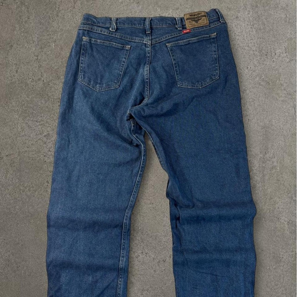 modern baggy wrangler denim jeans